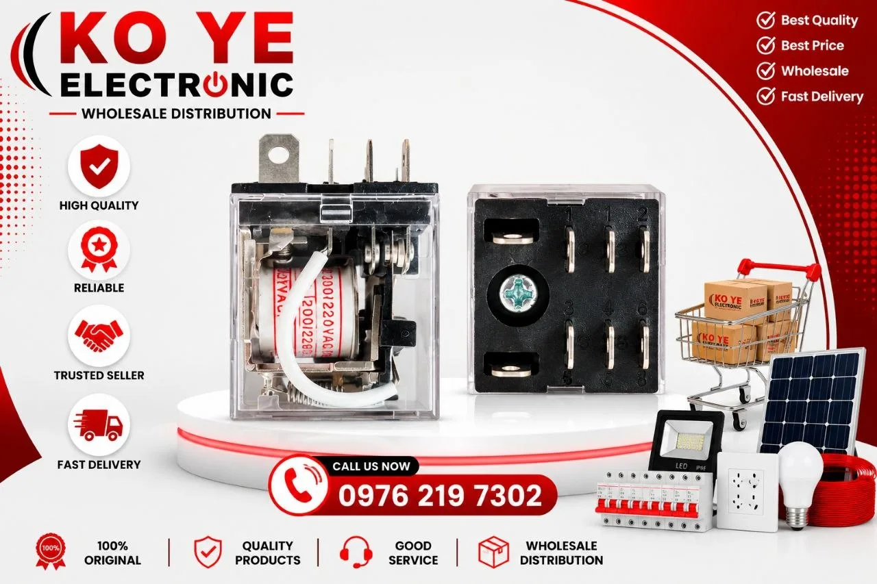 220V AC Relay (220V ရီလေး အမျိုးမျိုး)