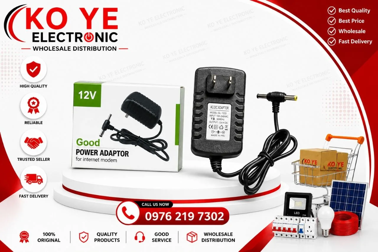 12V 2A Power Adaptor for Wifi/CCTV/T2 Set top box