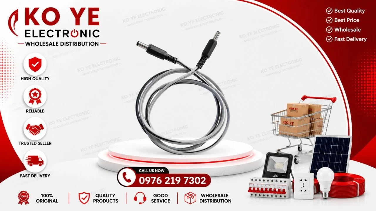 Wi-Fi Mini UPS Cable 3FT (Wi-Fi UPS ကြိုး - ၃ ပေ)