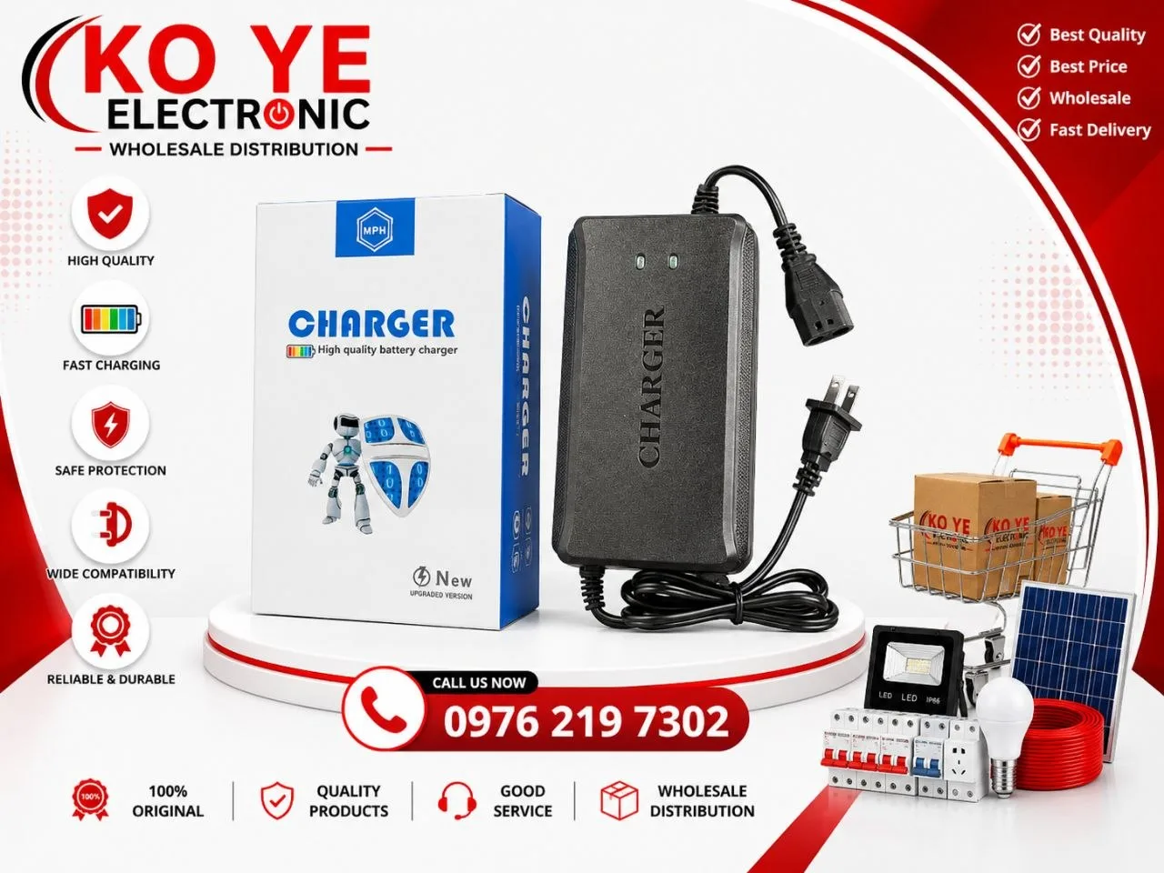36V 14ah ရိုးရိုး စက်ဘီး Charger