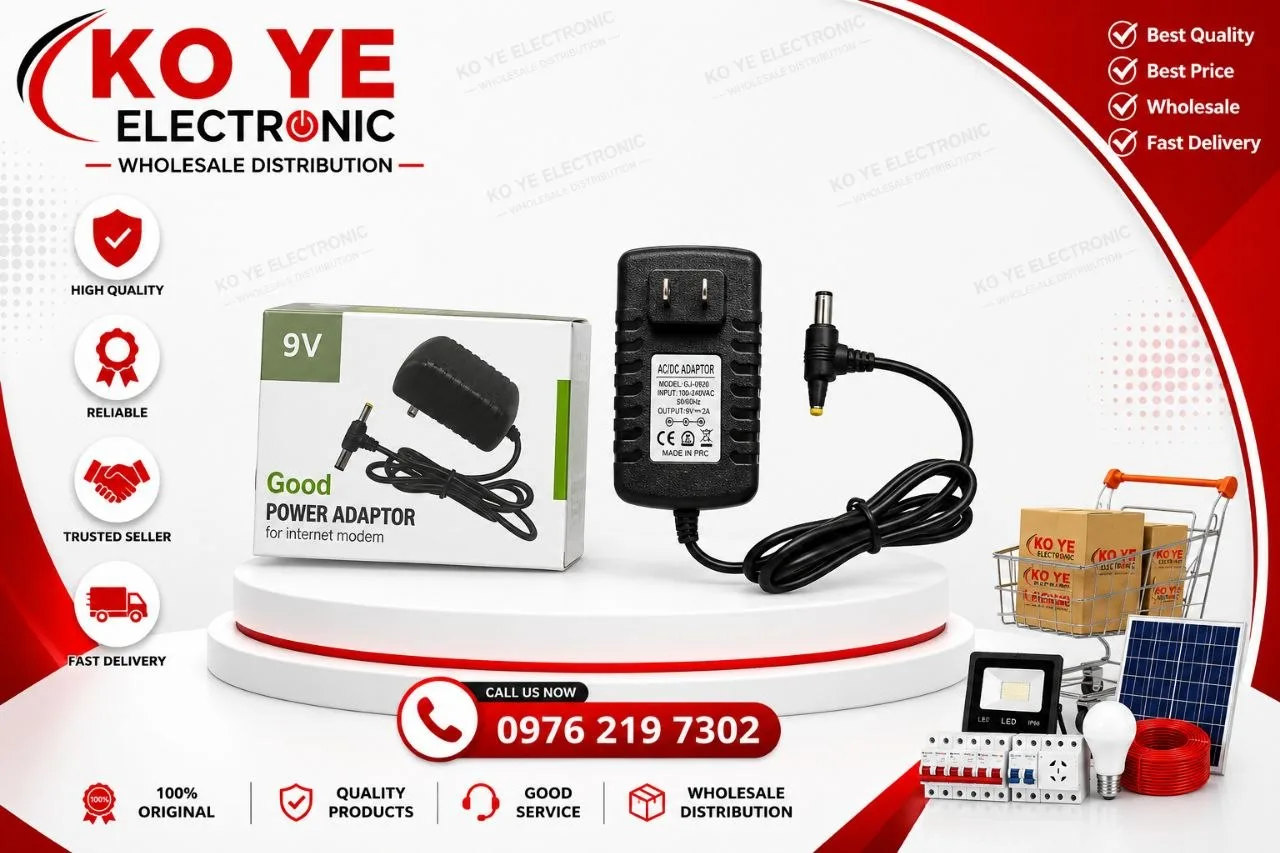 9V 2A Power Adaptor