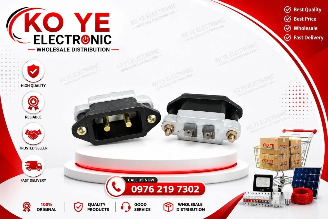 Electric Pan  Power Socket (ဒယ်နီအထိုင်ကြွေ အပြည့်)