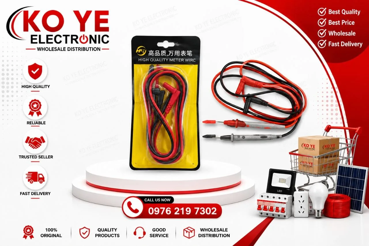 High Quality Multimeter Leads (မီးတာကြိုး အကောင်း)