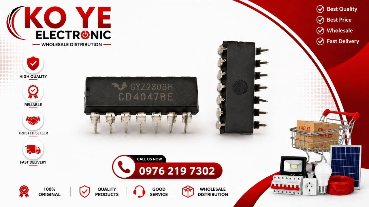 CD4047BE IC (၄၀၄၇ အိုင်စီ)