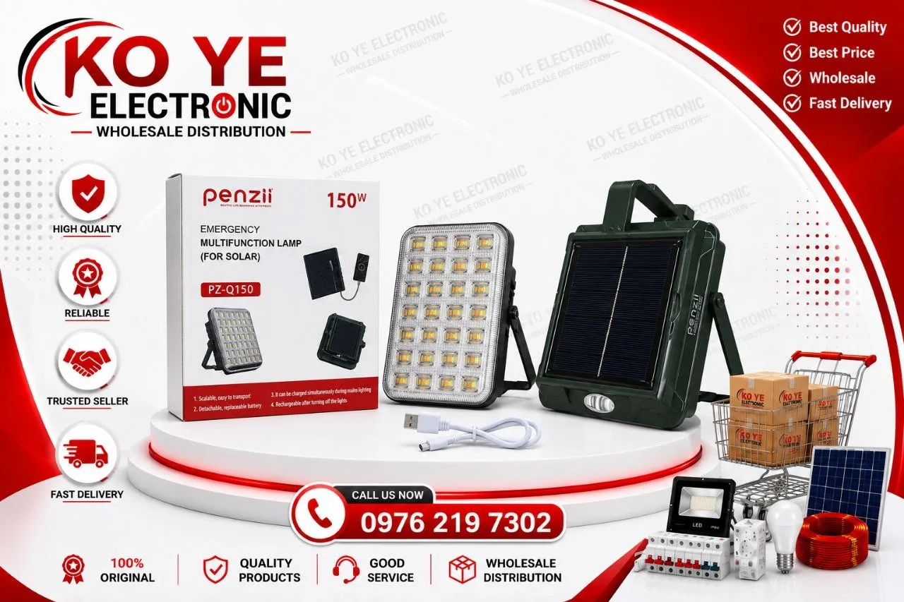 Penzii 150W Power Bank ပါ အားသွင်းဆလိုက် (PZ-Q150)