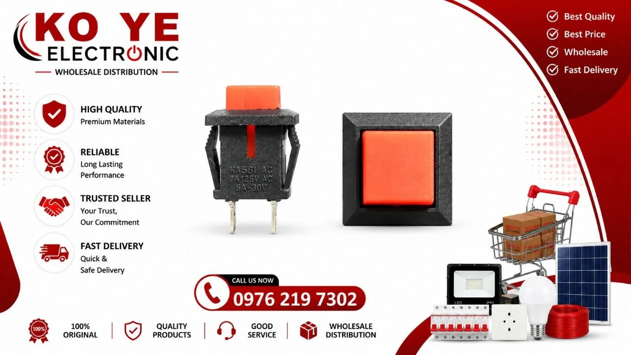 KA581 Safeguard Push Switch (Safeguard push ခလုတ်)