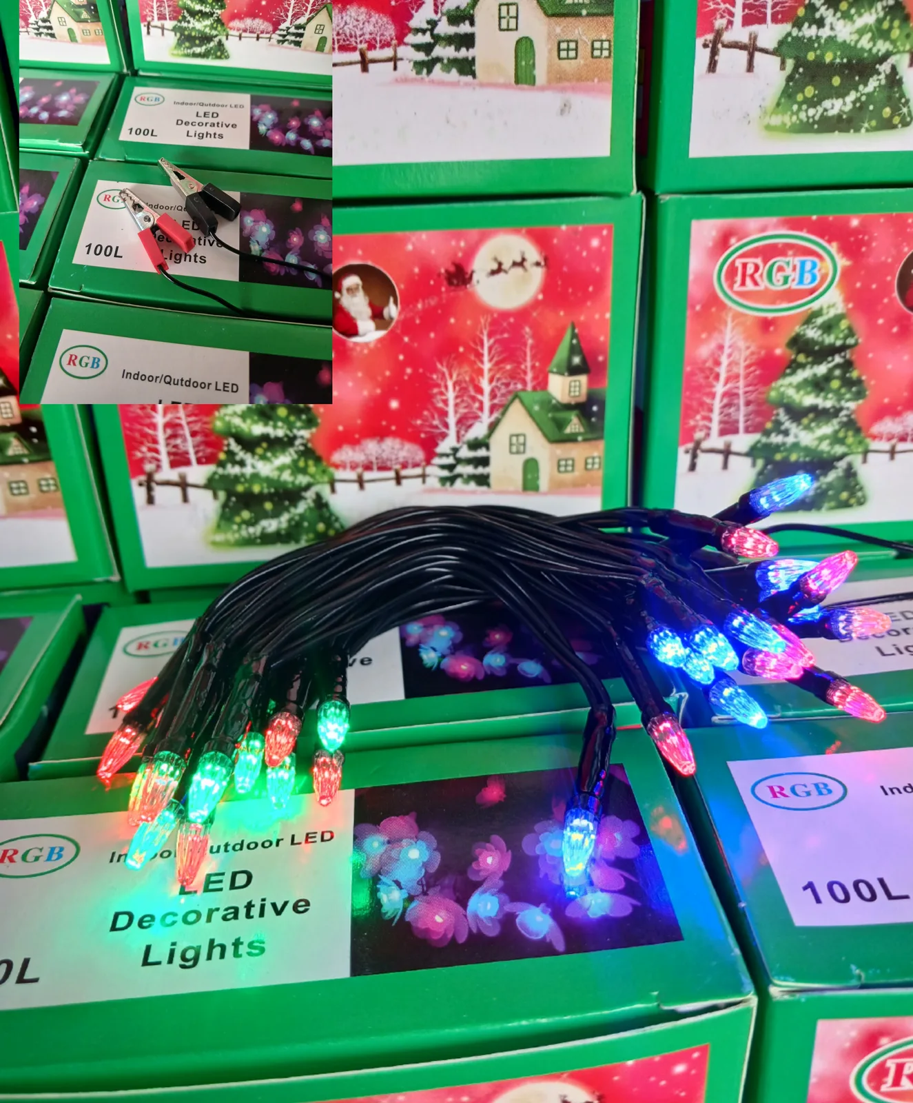 12V DC မီးတွဲ (၃၆ လုံးပါ) / 12V DC 36 LED Decorative Light
