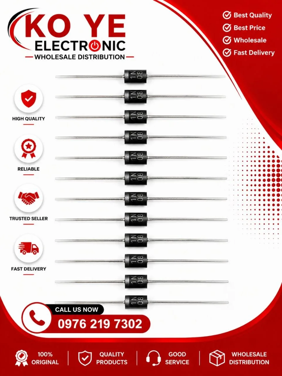 Rectifier Diodes (ဒိုင်အုတ် အမျိုးမျိုး)