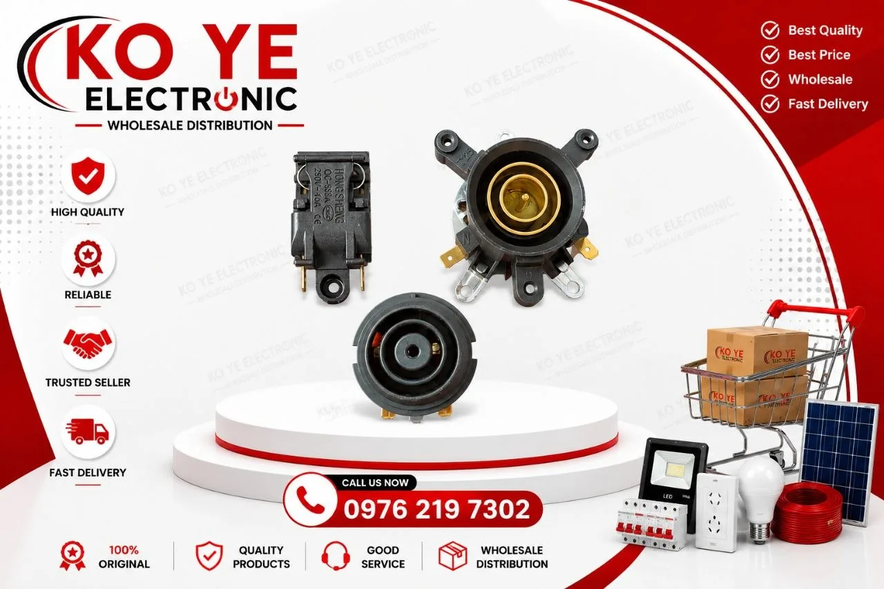 Electric Kettle Thermostat Set (၃မီနစ် အစုံထုတ်)