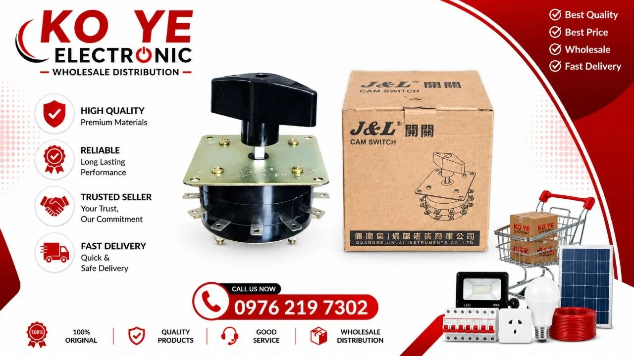 J&L 11-Position Cam Switch (11ချက် Regulator)